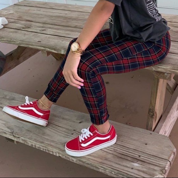 Vans Shoes - Vans NOT NWT Red Old Skool Size 8W